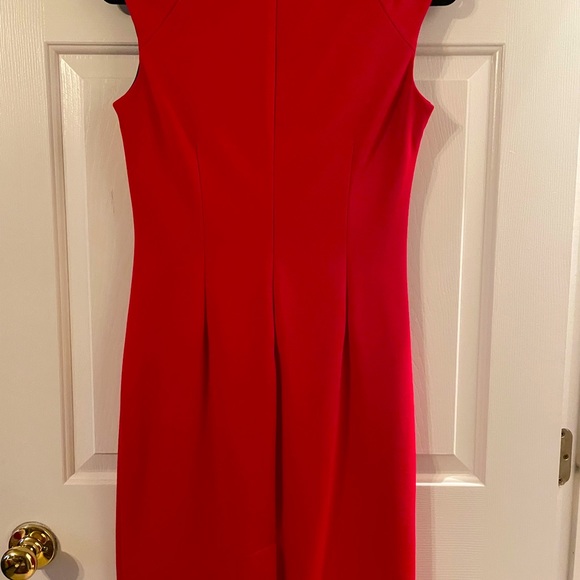 Calvin Klein red midi dress - Picture 6 of 12